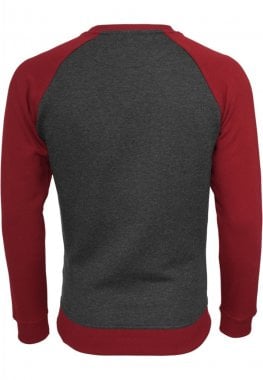 To-farvet raglan sweatshirt 19