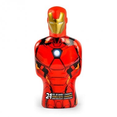 2-i-1 duftende sæbe og shampoo Avengers Iron Man Cartoon (475 ml)