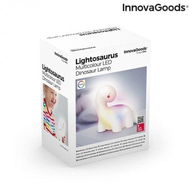 Dinosaur multifarvet LED-lampe Lightosaurus 5