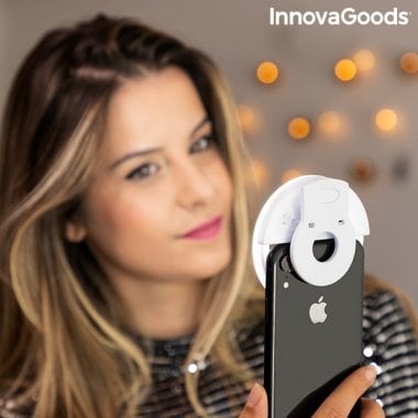 Genopladeligt Selfie Ringlys Instahoop InnovaGoods 12