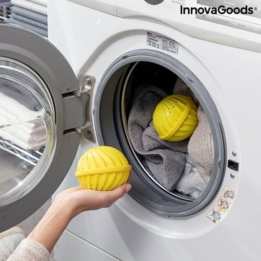 Vaskeri bolde uden vaskemiddel Delieco InnovaGoods Pakke med 2 stk 2