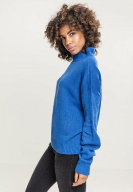 Ladies Oversize Turtleneck Sweater side