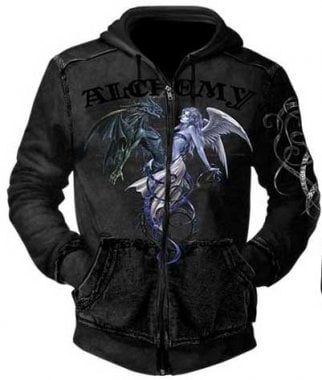 Alchemy Cheminal Attraction zip hoodie