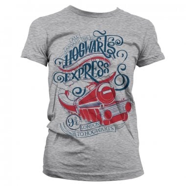 All Aboard The Hogwarts Express Girly Tee 1