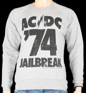 Amplified ACDC jailbreak sweatshirt