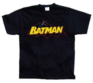Batman Retro Logo t-shirt svart