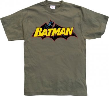 Batman Retro Logo t-shirt oliv