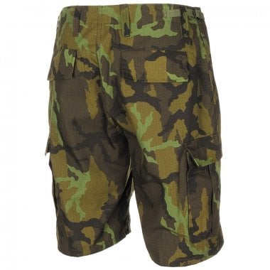 Bermuda shorts med ripstop og camo 6