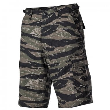 Bermuda shorts med ripstop og camo 7