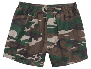 Boxer shorts camouflage mens woodcamo