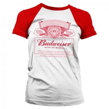 Budweiser Red Logo Girly T-shirt 2