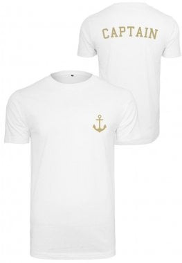Captain vit T-shirt 9