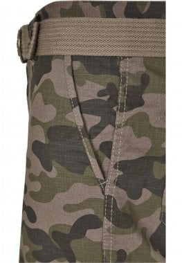 Last shorts med bælte camouflage 7