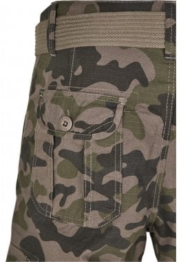 Last shorts med bælte camouflage 8