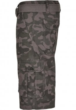 Last shorts med bælte camouflage 5