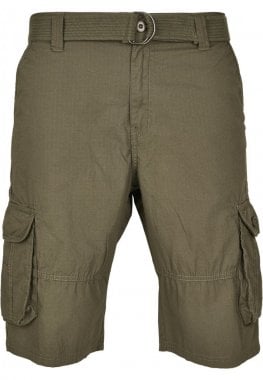 Last shorts med bælte og ripstop 1