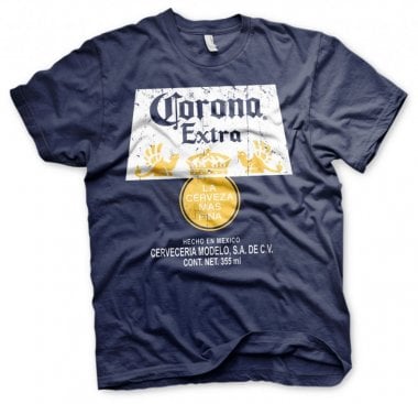 Corona Extra Washed Label T-Shirt 1