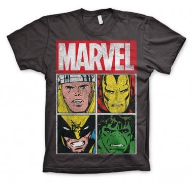 Marvel Distressed Characters T-Shirt