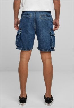 Økologiske cargo-shorts i jeans til mænd 16