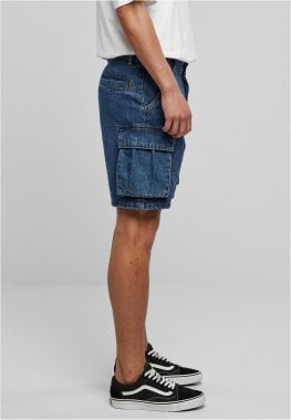 Økologiske cargo-shorts i jeans til mænd 17