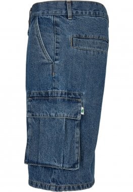 Økologiske cargo-shorts i jeans til mænd 20