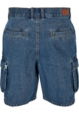 Økologiske cargo-shorts i jeans til mænd 21