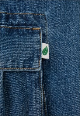 Økologiske cargo-shorts i jeans til mænd 26
