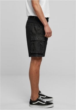 Økologiske cargo-shorts i jeans til mænd 4