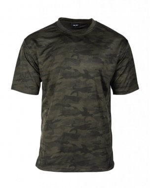 Funktionel T-shirt woodland camo 1