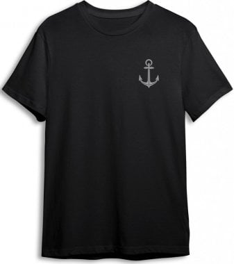 Gray anchor T-shirt 0