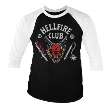 Hellfire Club Baseball 3/4 Sleeve Tee 1