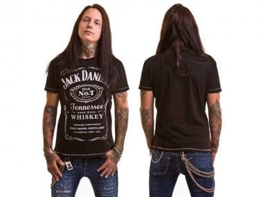 Svart Jack Daniels t-shirt