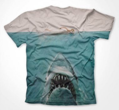 Jaws allover t-shirt bak