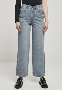 Jeans med høj talje og i 90'ernes stil dame 5