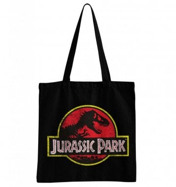 Jurassic Park Distressed Logo Tote Bag 1