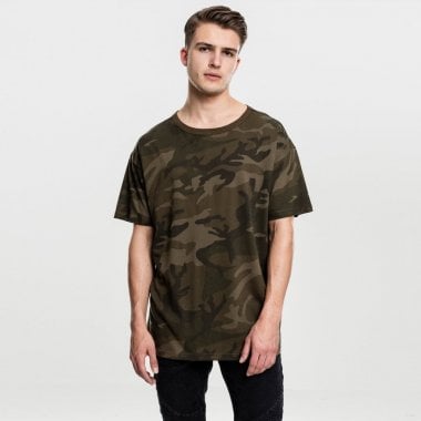 Kamouflage Oversized T-shirt oliven camo foran