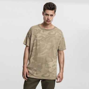 Kamouflage Oversized T-shirt sand camo foran