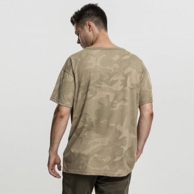 Kamouflage Oversized T-shirt sand camo bagtil