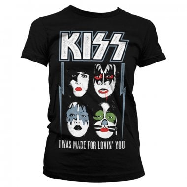 KISS - I Was Made For Lovin 'You pige t-shirt 1