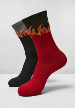 Long Flame sokker 2-pak 1