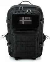 Taktisk MOLLE ryggsäck - SWE grå flagg patch