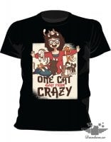 One cat away from crazy T-shirt