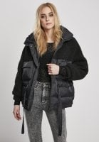 Ladies Sherpa Mix Puffer Jacket 5