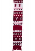 Rød og hvid juletørklæde 2