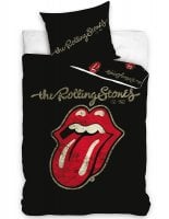 Rolling Stones sort dynebetræk sæt