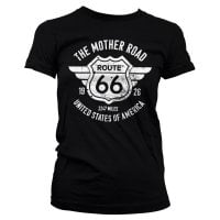 Route 66 - The Mother Road Girly Tee 3
