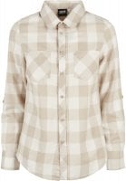 Ladies Turnup Checked Flanell Shirt 41