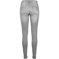 Skinny jeans dame grå single bagtil