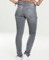 Skinny jeans med blonder grey 2