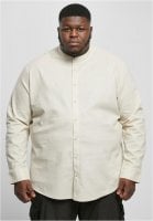 Cotton Linen Stand Up Collar Shir 13